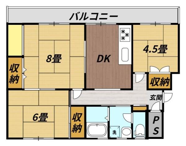 レインボーハウス有秋台西Ｃ31棟　倉庫付き