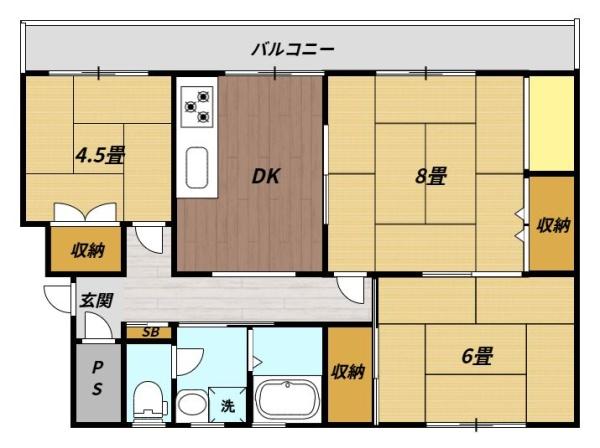レインボーハウス有秋台西Ｃ31棟　倉庫付き