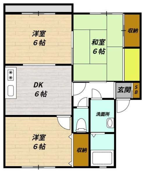 ブランメゾン島野Ｂ