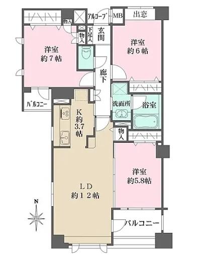 渋谷区笹塚２丁目のマンション