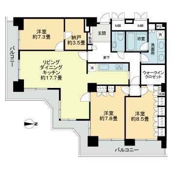 中野区中野４丁目のマンション