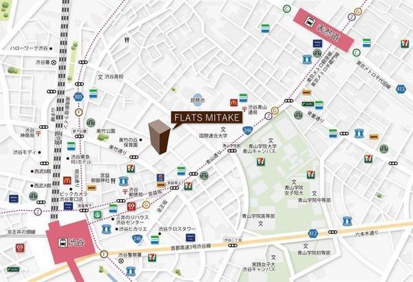 渋谷区渋谷１丁目のマンション