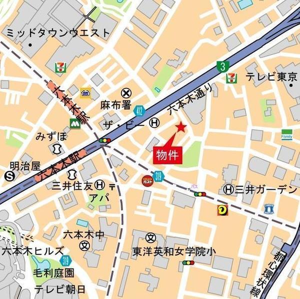 港区六本木３丁目のマンション
