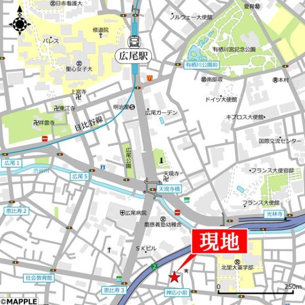 港区白金５丁目の貸家