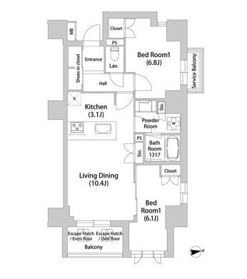 渋谷区東４丁目のマンション