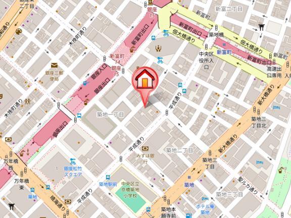 中央区築地１丁目のマンション