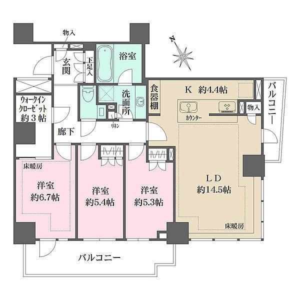 ザ・パークハウス三田ガーデン　タワー棟