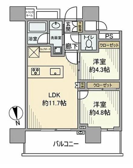 中央区湊２丁目のマンション