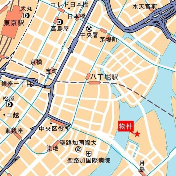 中央区佃１丁目のマンション