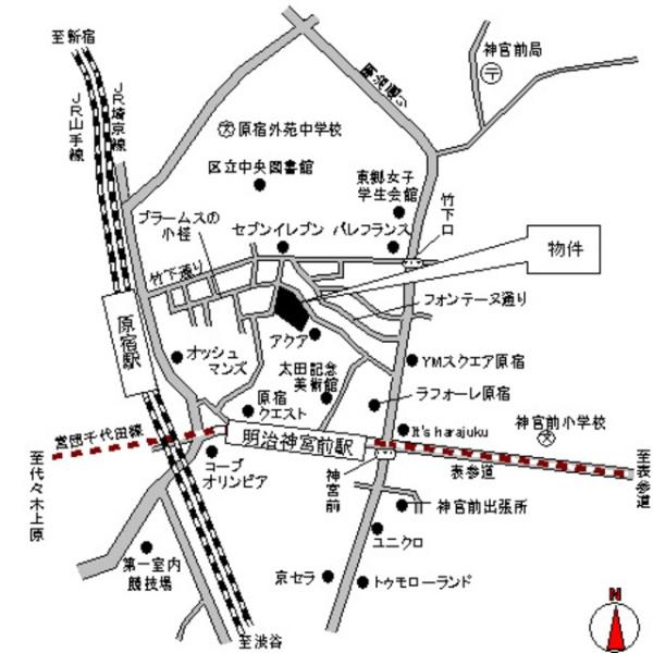 渋谷区神宮前１丁目のマンション