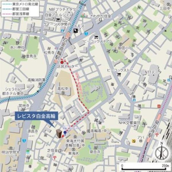 港区高輪１丁目のマンション