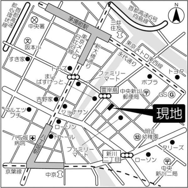 中央区新川２丁目のマンション