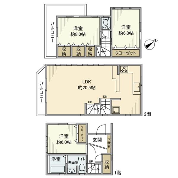 渋谷区東１丁目の貸家