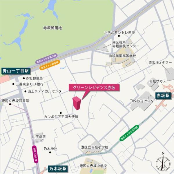 港区赤坂７丁目のマンション