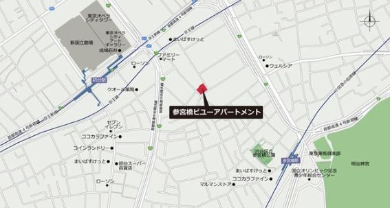 渋谷区代々木４丁目のマンション