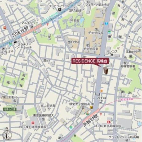 港区高輪３丁目のマンション