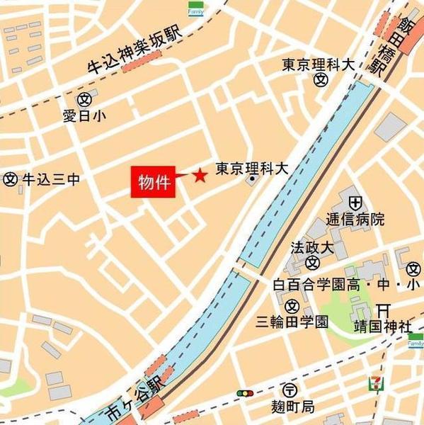 レジディア市谷砂土原　S