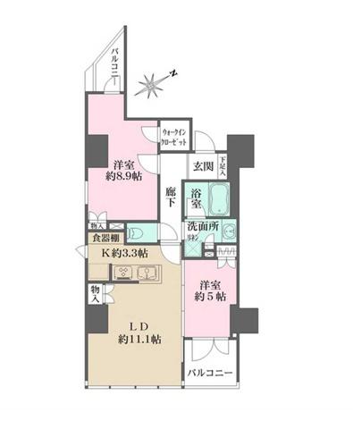 新宿区市谷田町２丁目のマンション