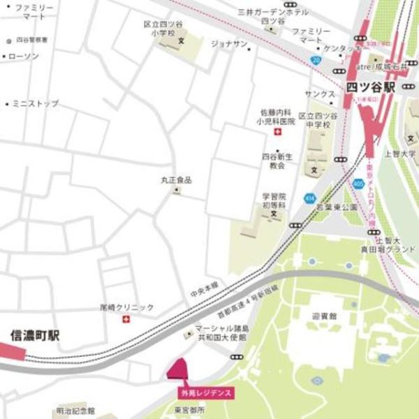 新宿区南元町のマンション