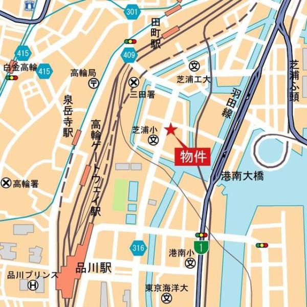 港区芝浦４丁目のマンション