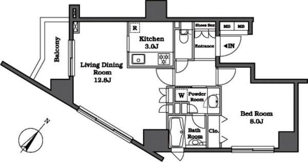 目黒区上目黒２丁目のマンション