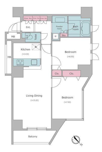 目黒区上目黒２丁目のマンション