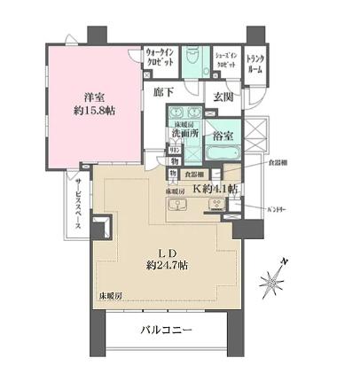 港区高輪１丁目のマンション
