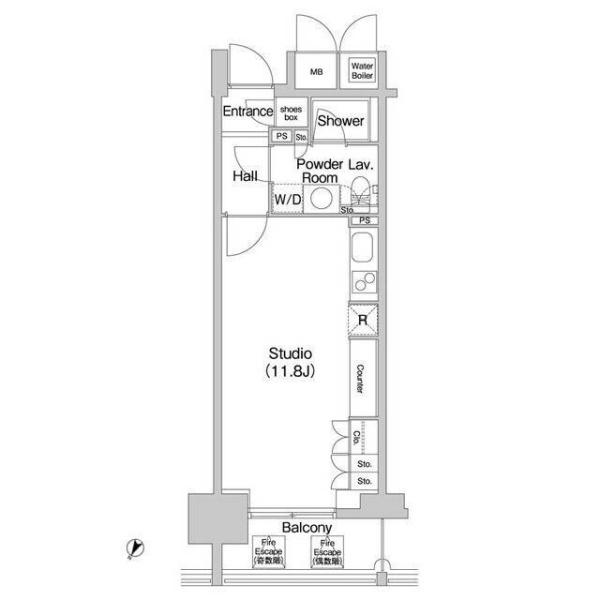 渋谷区千駄ヶ谷４丁目のマンション