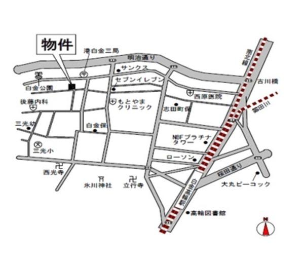 港区白金３丁目のマンション