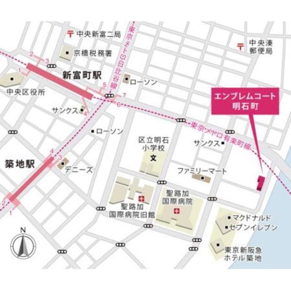 中央区明石町のマンション