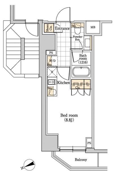 港区新橋５丁目のマンション