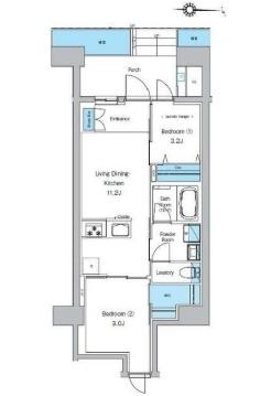江東区白河３丁目のマンション