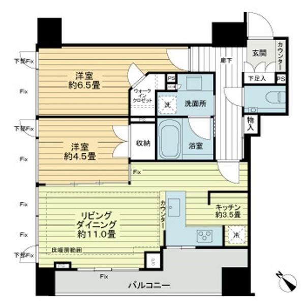 中央区佃３丁目のマンション