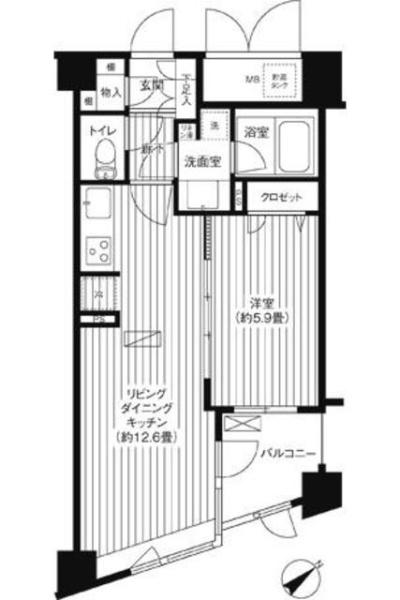 新宿区余丁町のマンション