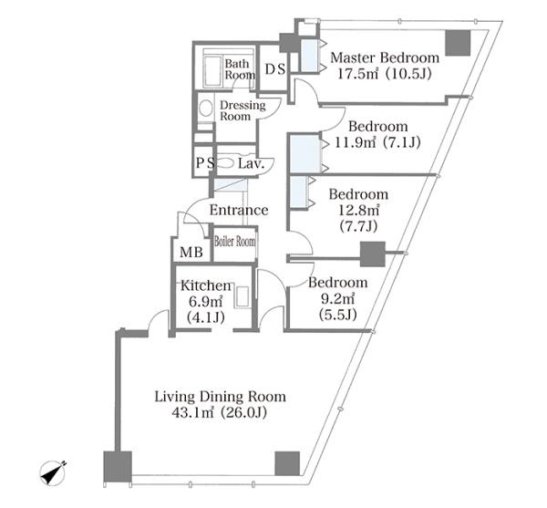 中央区築地６丁目のマンション