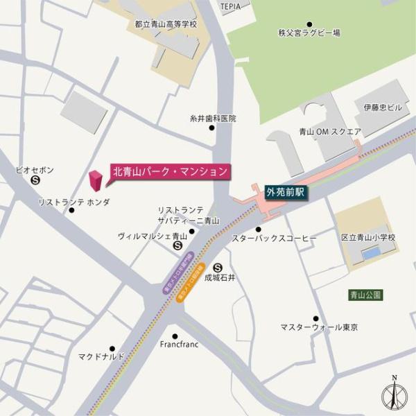 港区北青山２丁目のマンション