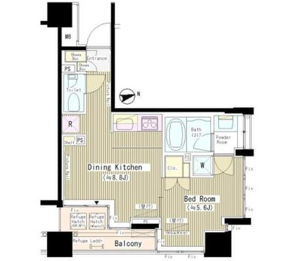港区六本木７丁目のマンション