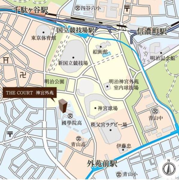 渋谷区神宮前２丁目のマンション