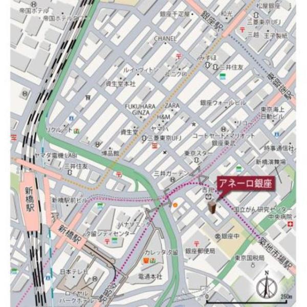 中央区銀座８丁目のマンション