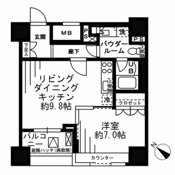 中央区勝どき４丁目のマンション