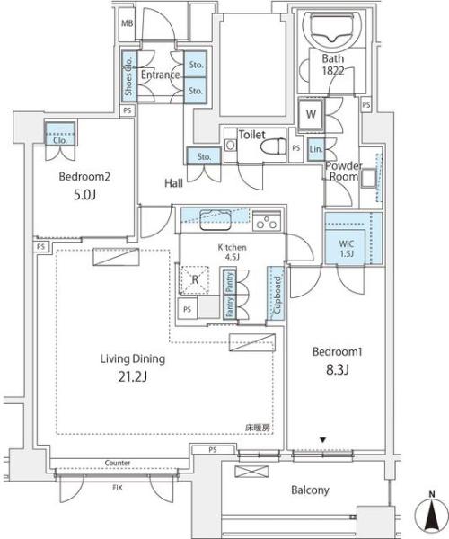 港区高輪２丁目のマンション