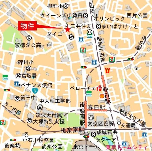 文京区小石川３丁目のマンション