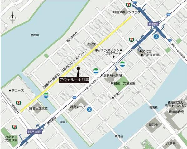 中央区月島３丁目のマンション
