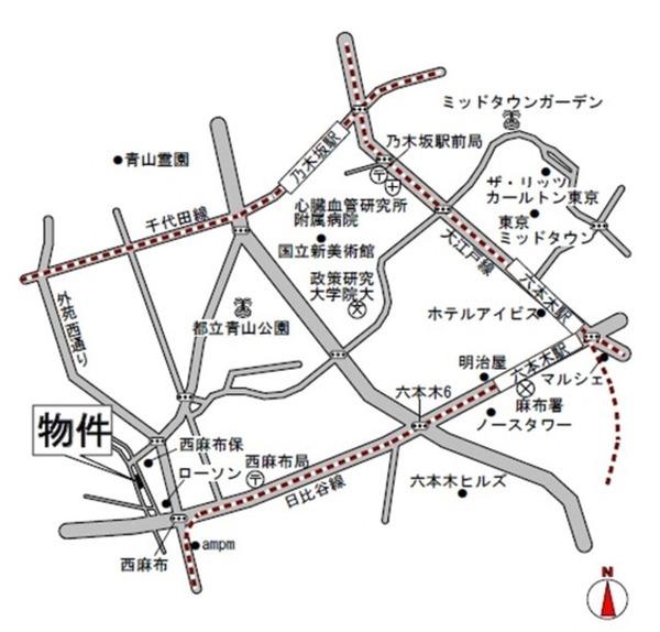 港区西麻布２丁目のマンション