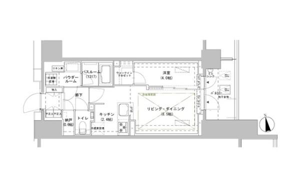 新宿区南山伏町のマンション