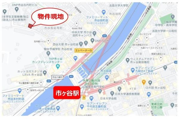 新宿区市谷左内町のマンション