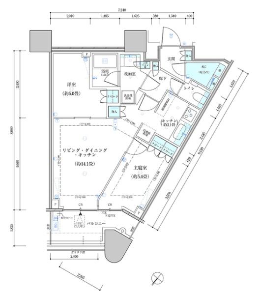 中央区勝どき４丁目のマンション