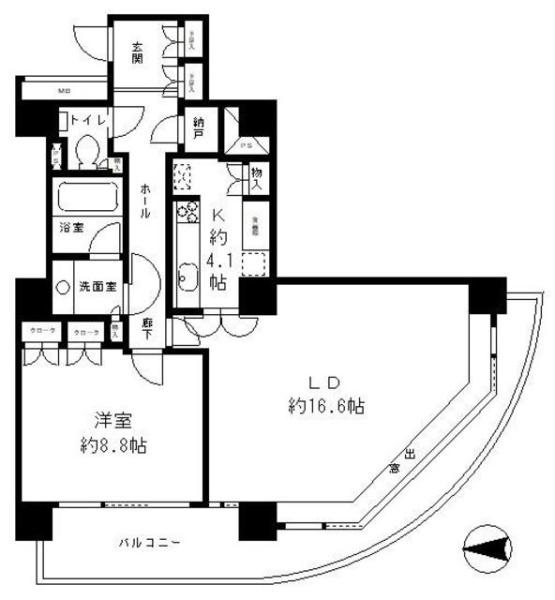 中央区佃１丁目のマンション