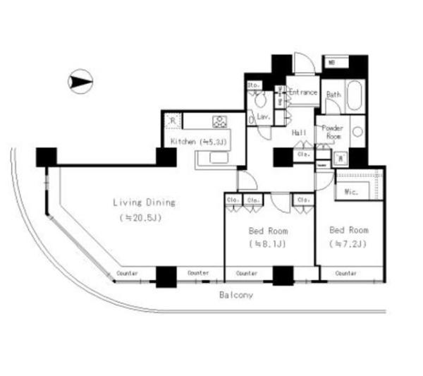 中央区佃１丁目のマンション