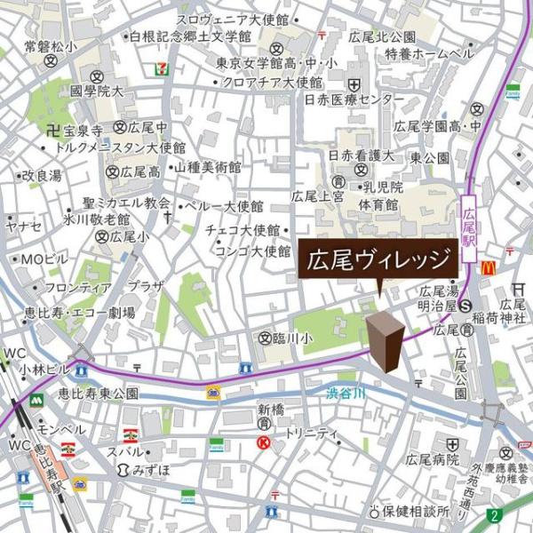 渋谷区広尾５丁目のマンション